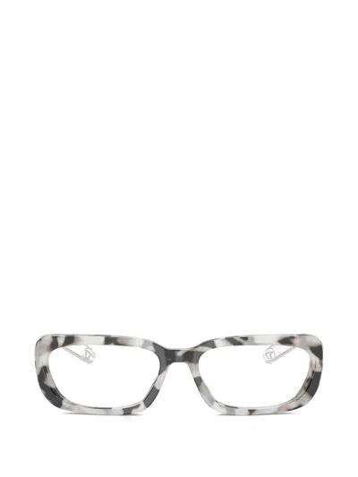Diesel Rectangle-frame Glasses In Black