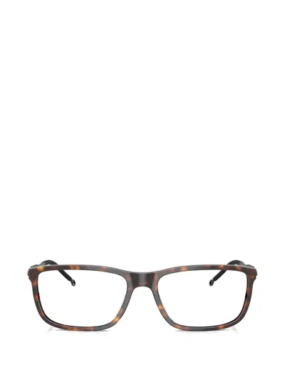 Diesel Rectangle-frame Glasses In Brown