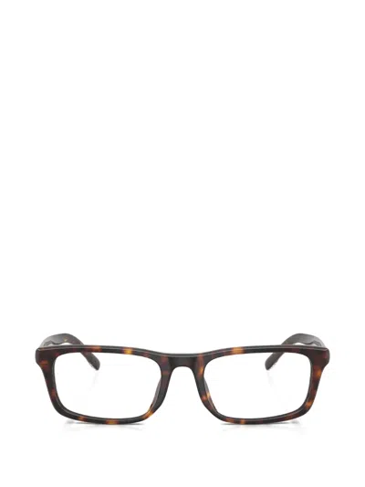 Diesel Rectangle-frame Glasses In Brown