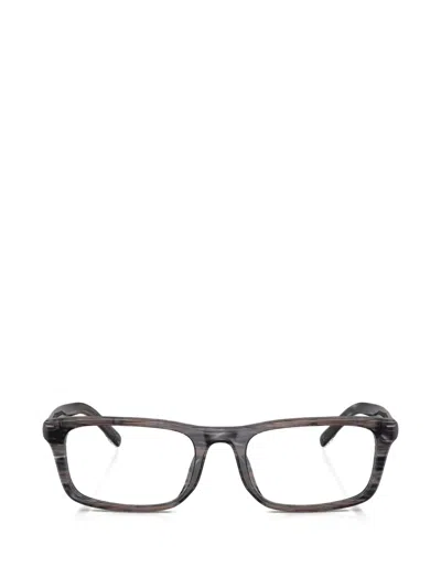 Diesel Rectangle-frame Glasses In Gray