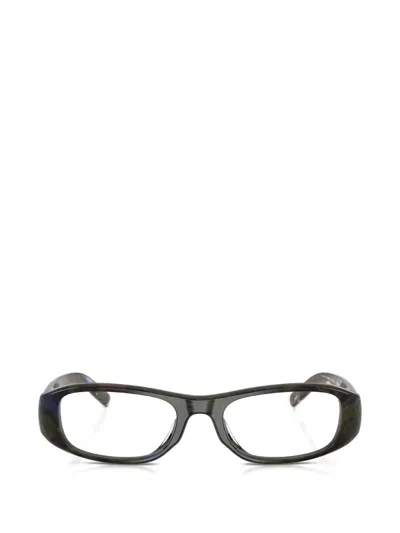 Diesel Rectangle-frame Glasses In Green