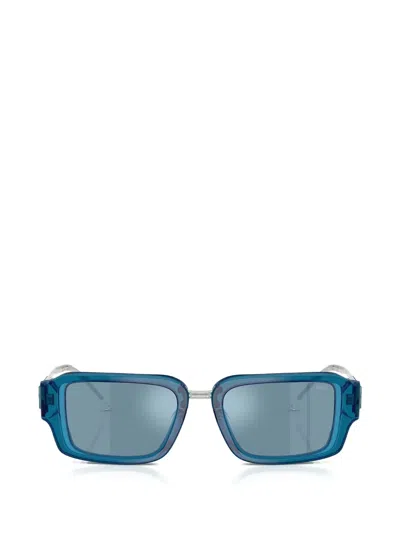 Diesel Rectangle-frame Sunglasses In Blue