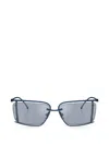 Diesel Rectangle-frame Sunglasses In Blue
