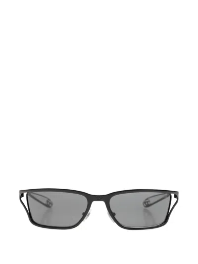 Diesel Rectangle-frame Sunglasses In Gray