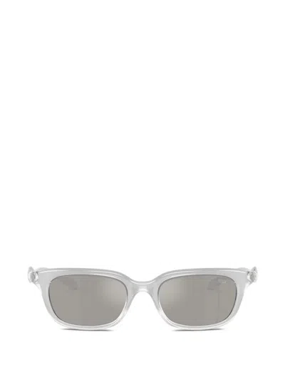 Diesel Rectangle-frame Sunglasses In Gray