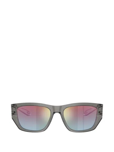 Diesel Rectangle-frame Sunglasses In Gray