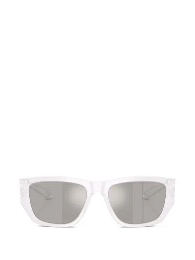 Diesel Rectangle-frame Sunglasses In White