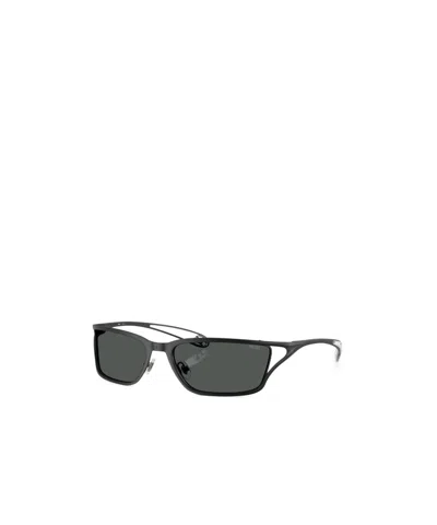 Diesel Rectangular Frame Sunglasses In Black