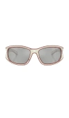 Diesel Rectangular Sunglasses In Neutral