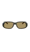 Diesel Rectangular Sunglasses In Brown