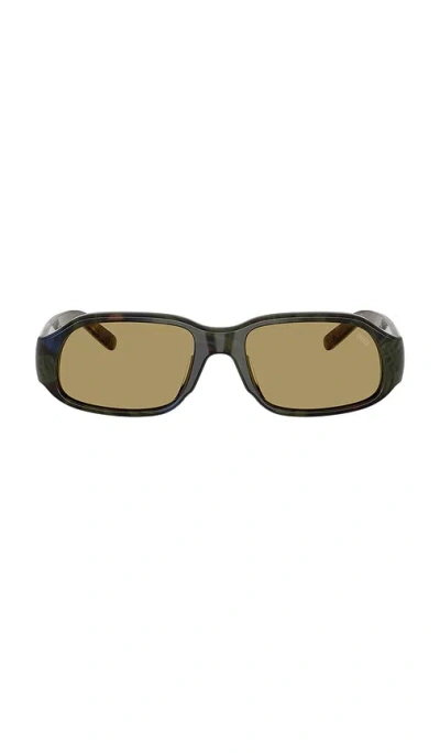 Diesel Rectangular Sunglasses In Brown