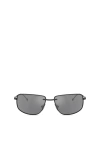 Diesel Rectangular Sunglasses In Acetate In Black
