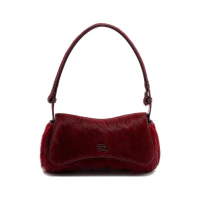 DIESEL DIESEL RED CLUTCH BAGS WOMEN