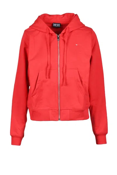Diesel Red Cotton/polyester Sweatshirt