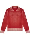 Diesel Faded Effect Fine-rib Jumper