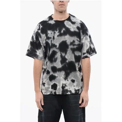 Diesel Red Tag Acid Wash Effect T-boxt-n15 Crew-neck T-shirt In Black