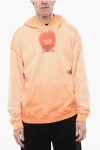 Diesel Red Tag Brushed Cotton S-boxt-hood-n10 Hoodie With D-heart D