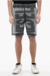 Diesel P-rown Burnout Logo Regular Fit Sweat Shorts