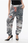 Diesel Red Tag Camouflage P-mirt-cmf Cargo Pants With Drawstring Wa