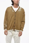 Diesel Red Tag Cotton K-larence Cardigan In Brown