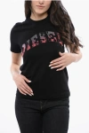 Diesel Red Tag Cotton T-reg-g11 Crew-neck T-shirt With Gradient Pri