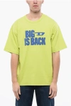 Diesel Red Tag Crew-neck T-shirt T-boxt-back With Embossed Print