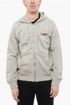 Diesel Red Tag Hoodie S-ginn-hood With Zip Closure