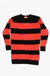 Diesel Red Tag Knitted Striped Dvirginia Dress