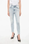 Diesel Red Tag Light Washed Slandy Skinny Fit Denims 13cm Grösse 30 In Blue