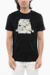 Diesel Red Tag Organic Cotton T-diegor-n1 Crew-neck T-shirt With Fa