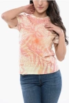 Diesel Red Tag Tie Dye Effect T-regs-n6 Crew-neck T-shirt