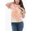 Diesel Red Tag Tie Dye Effect T-regs-n6 Crew-neck T-shirt