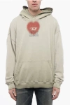 Diesel Red Tag Unisex Cotton S-boxt-hood-n10 Hoodie With Gradient P
