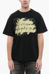 Diesel Red Tag Unisex Cotton T-buxt-n3 Crew-neck T-shirt With Front