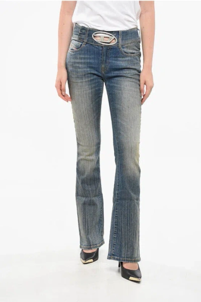Diesel Red Tag Vintage Washed Propol Bootcut Denims With Integrated Grösse 25 In Blue