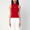 Diesel Red Top Cropped