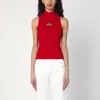 Diesel Red Top Cropped