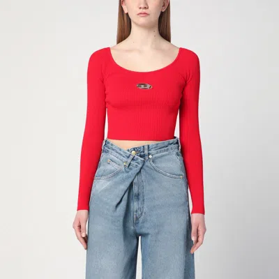 DIESEL DIESEL RED TOP CROPPED M-VERA-LS
