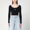 Diesel Top In Viscose Yarn From Responsibly Managed Forests In Black