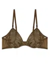 Diesel X Savage Fenty By Rihanna Plunge Bra In Brown
