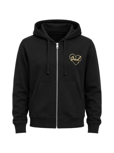 Diesel Reggy Zip-up Hoodie In Black