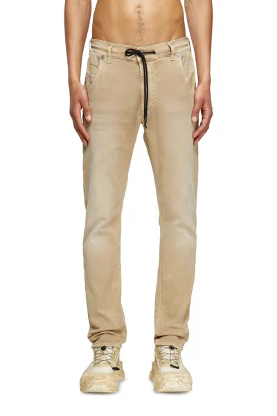 Diesel Tapered Krooley Jogg Jeans In Beige