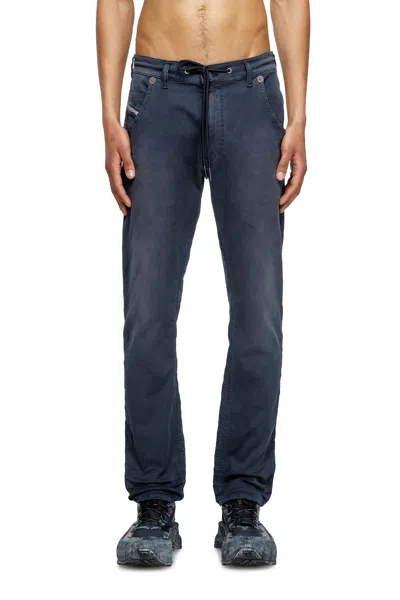 Diesel 2030 D-krooley Tapered Jeans In Black
