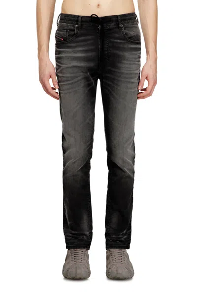Diesel Regular 2032 D-krooley Joggjeans In Black