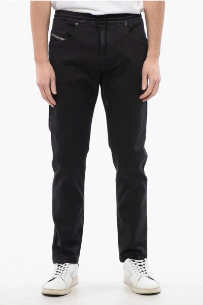 Diesel Regular Fit 2030 D-krooley Jogg Jeans 17cm In Black