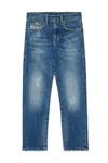 Diesel Regular Fit Jeans In Medium Blue Wash In Blue