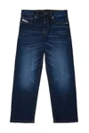 Diesel Regular Fit Medium Blue Jeans In Blue