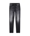 Diesel 1985 Larkee Straight-leg Jeans In Black/dark Grey