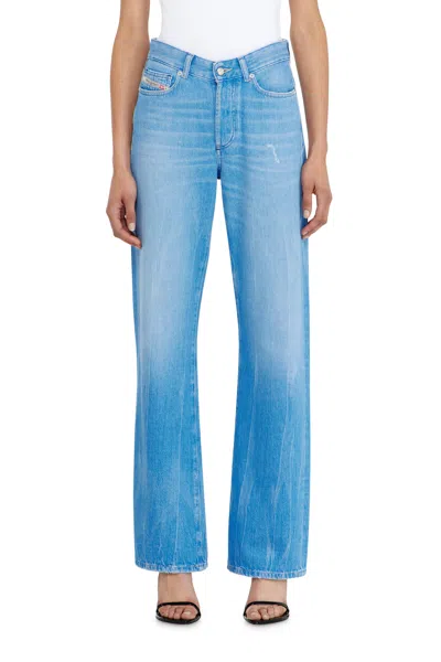 Diesel Regular Jeans High Waist 1971 D-sent In Blue