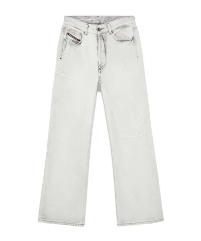 Diesel Regular Jeans High Waist 1971 D-sent In Gray